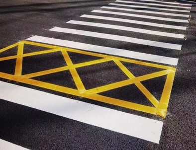 辽源辽源园区交通标线施工