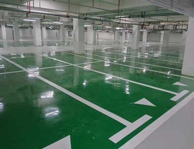 辽源辽源小区停车场标线